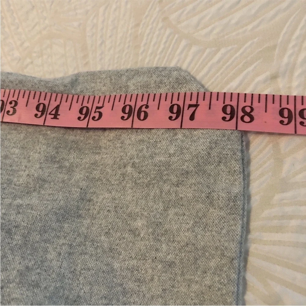 Boll & Branch Heathered Gray Organic Cotton Flannel King Duvet Cover & Sham Set